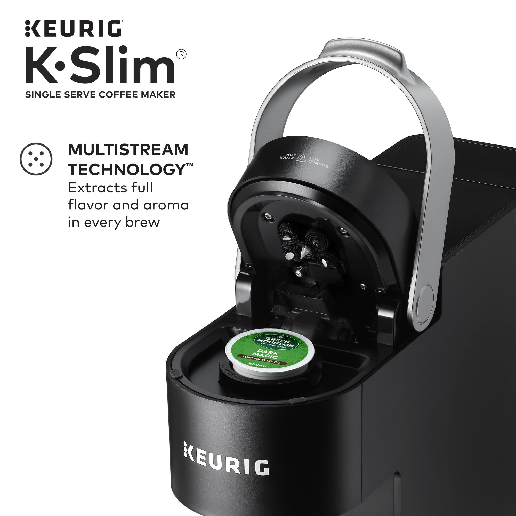 Keurig K-Slim with Multistream technology delivering fuller aroma