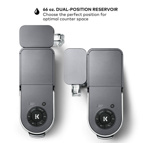 Keurig K-Supreme 66-oz dual-position reservoir offers flexible placement