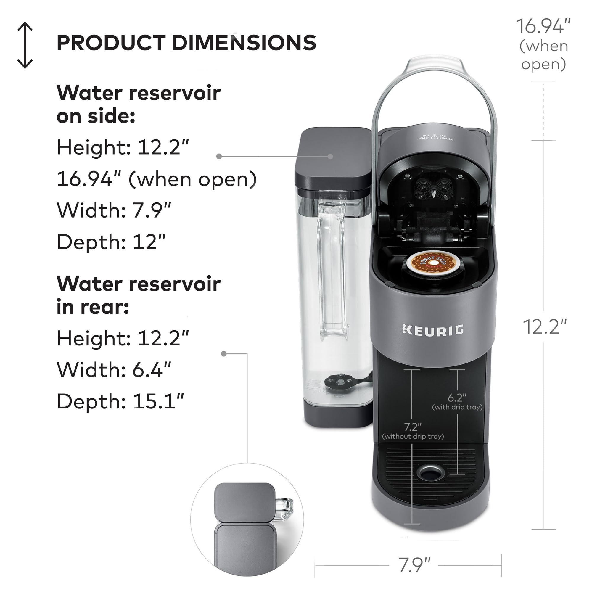 Keurig K-Supreme fast brewing for quick cups.