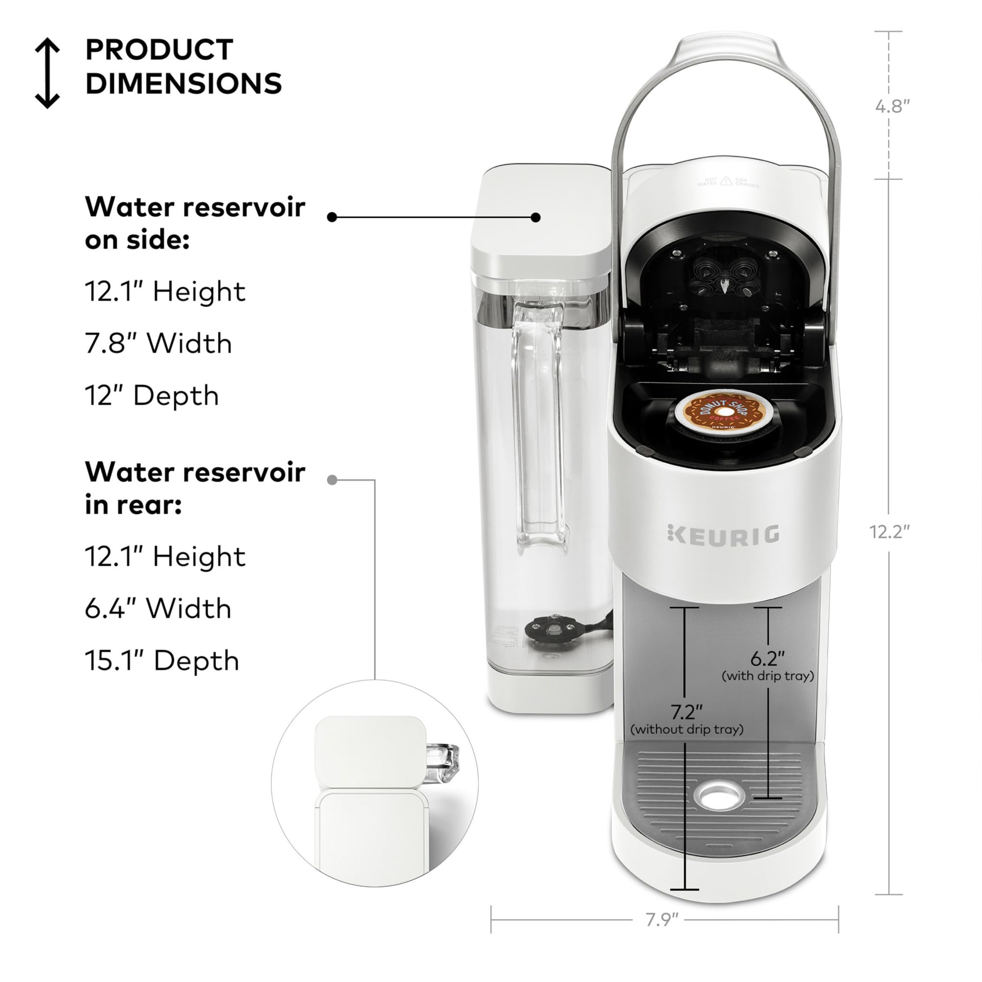Keurig K-Supreme hot over ice mode for iced coffee.