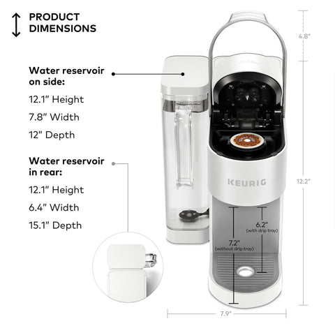 Keurig K-Supreme hot over ice mode for iced coffee.