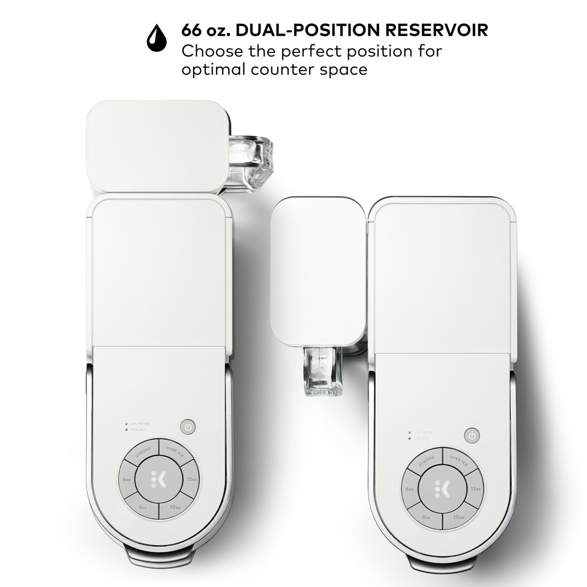 Keurig K-Supreme My K-Cup compatibility for reusable ground coffee options.