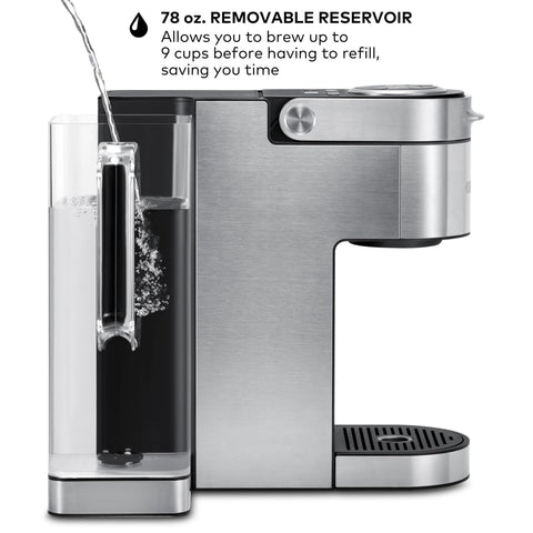 78 oz removable reservoir on Keurig K-Supreme Plus