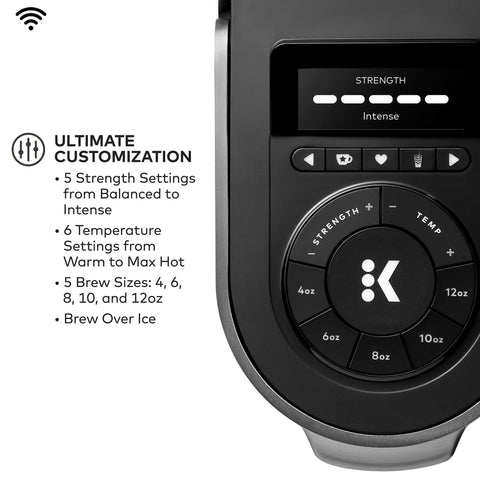 Keurig K-Supreme Plus Smart ice-brew mode for concentrated flavor over ice.