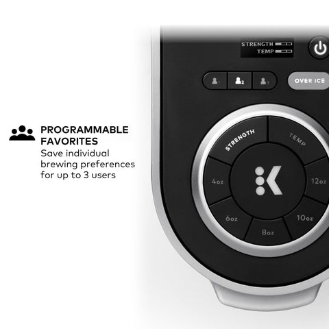 K-Supreme Plus temperature control for customizable heat