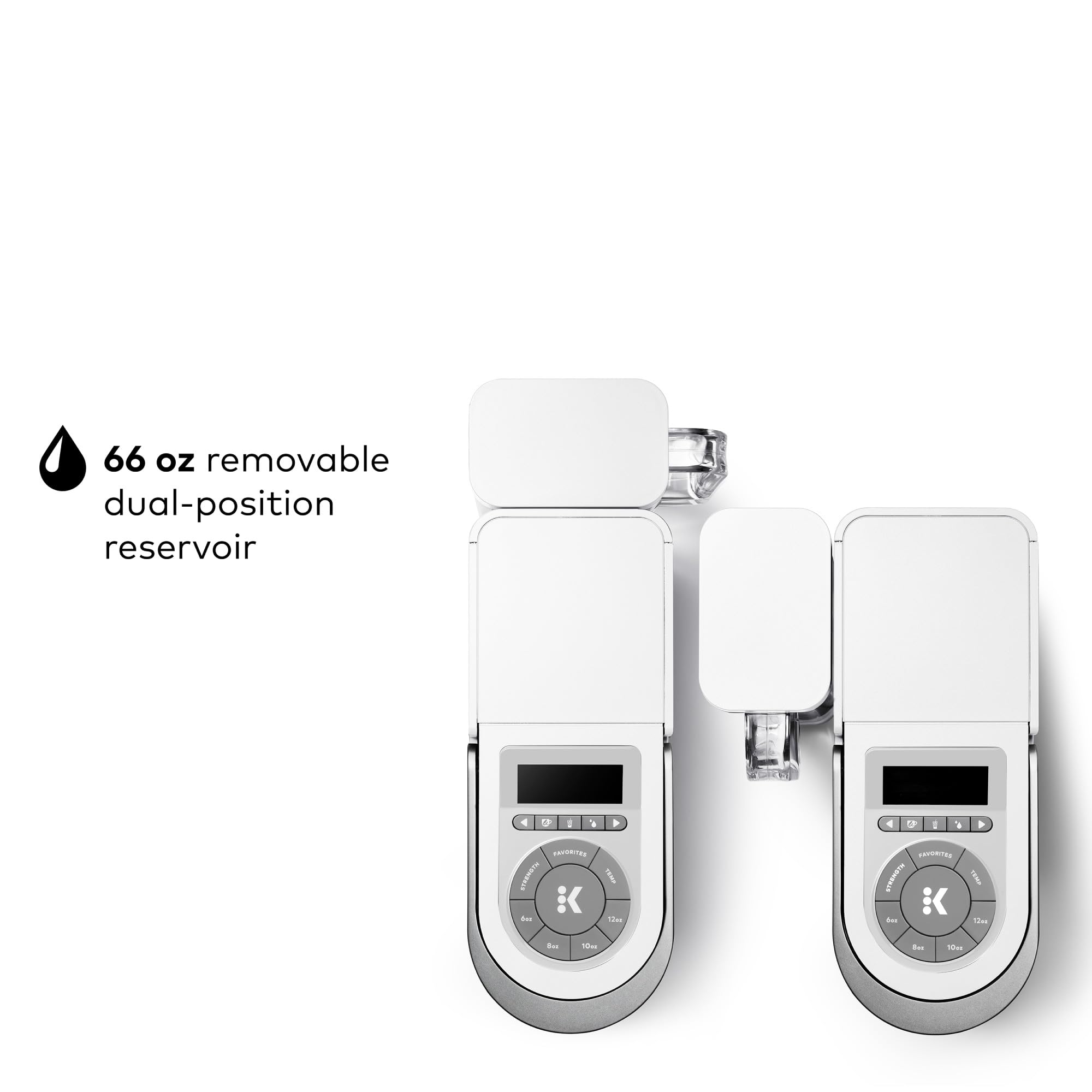 Keurig K-Supreme SMART Brew Over Ice option for iced coffee.