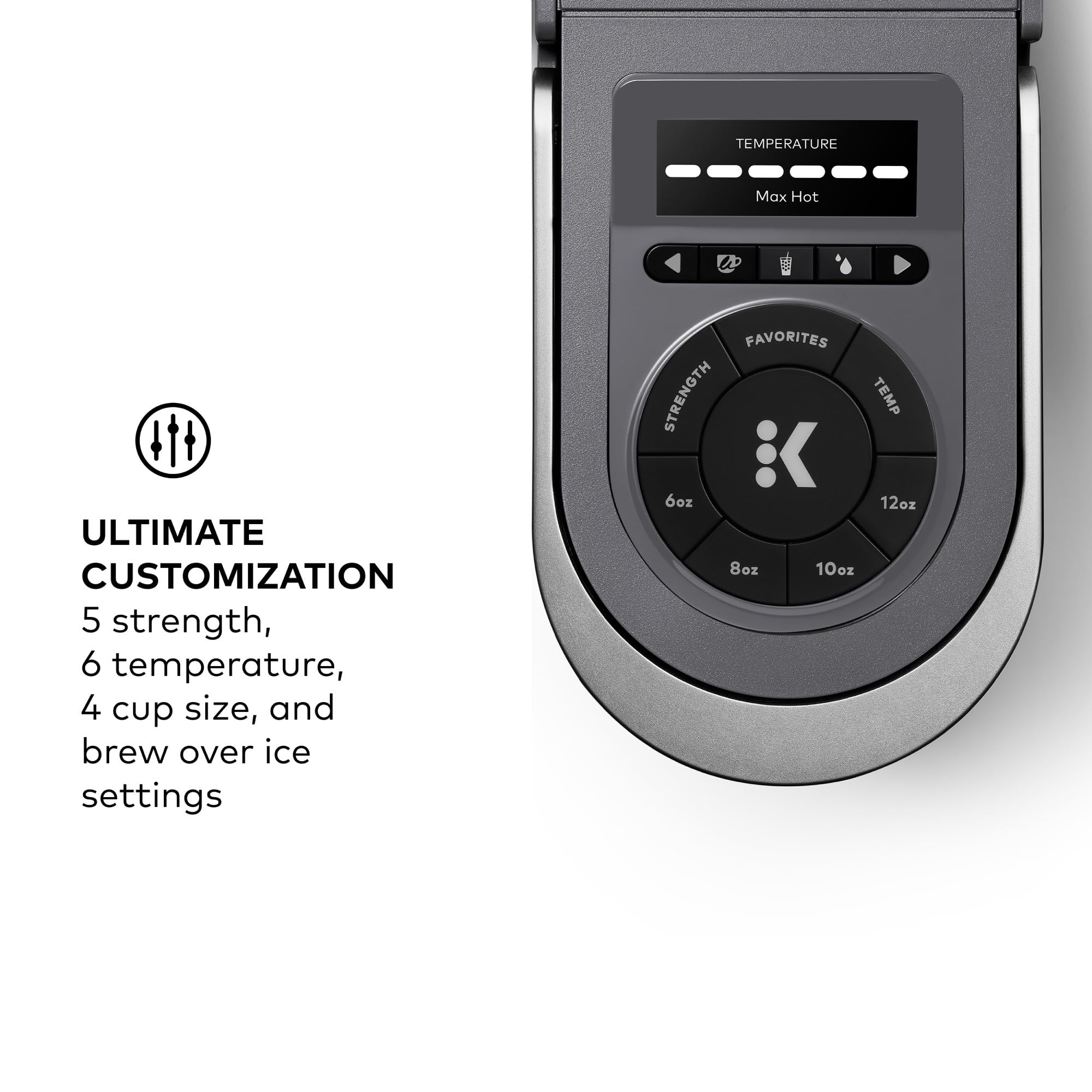 Keurig K-Supreme SMART Multistream Technology for full aroma and flavor.