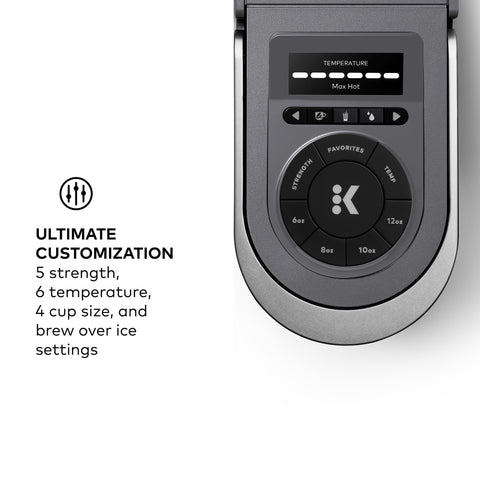 Keurig K-Supreme SMART Multistream Technology for full aroma and flavor.