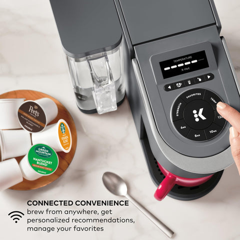 Keurig K-Supreme Smart temperature settings for varied warmth.