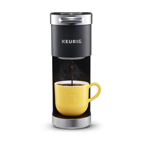 Keurig K-Mini Plus compact design fits small countertops for quick, everyday coffee.