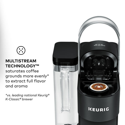 Keurig six temperature settings for precise brewing warmth
