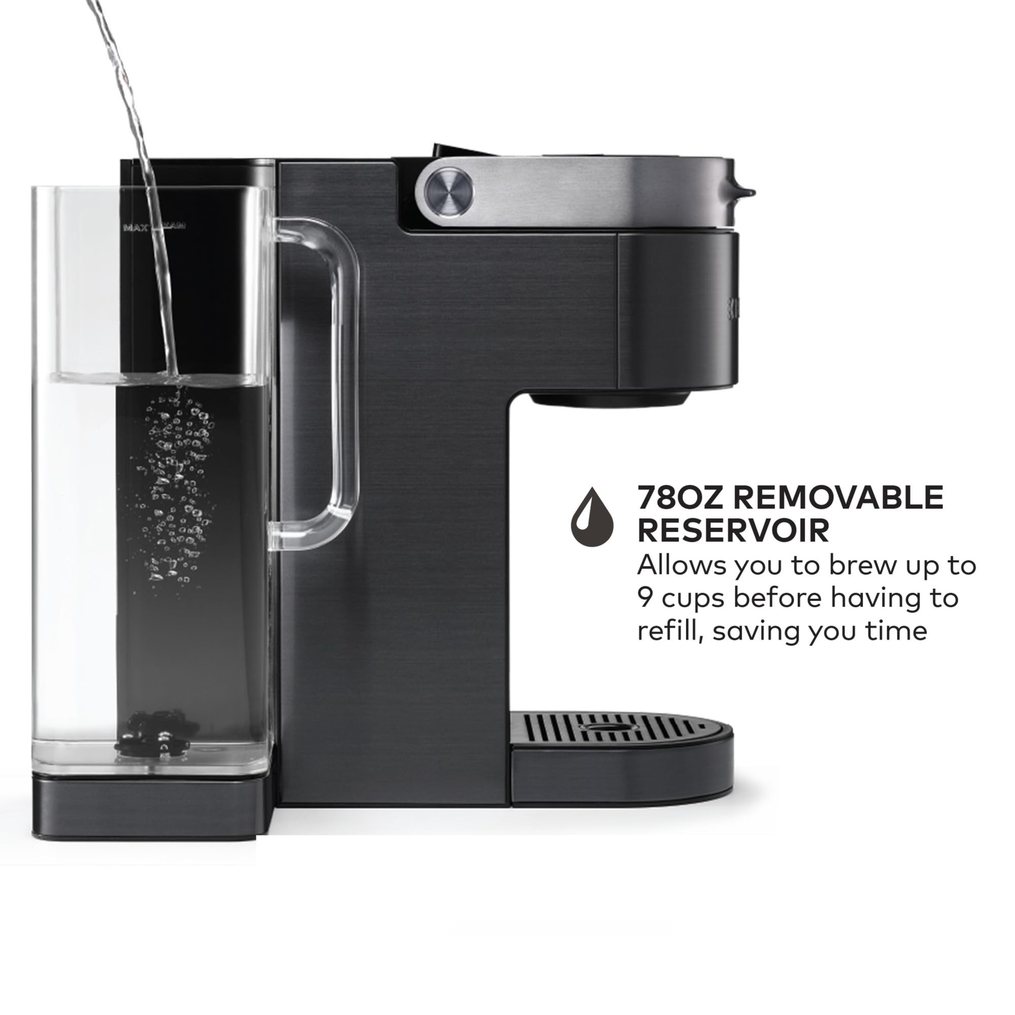 Keurig app control to save favorites and schedule brews.