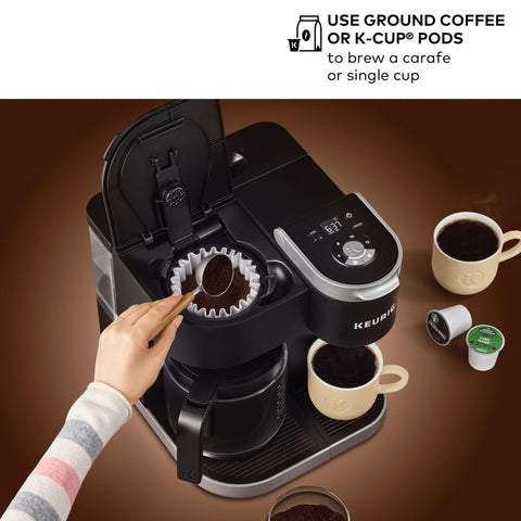 Keurig K-Duo pause-and-pour for easy serving