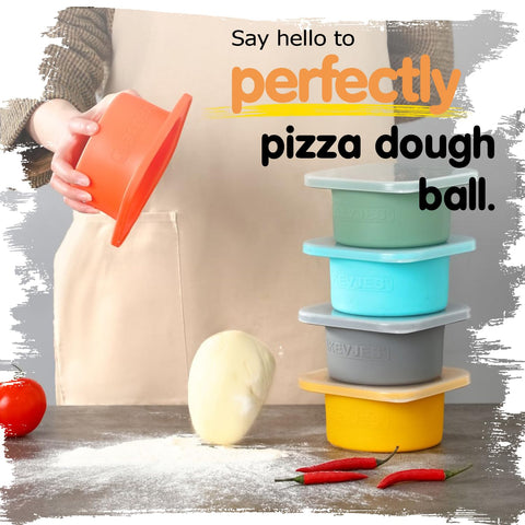 KEVJES Plus airtight lid protects dough from drying and odors