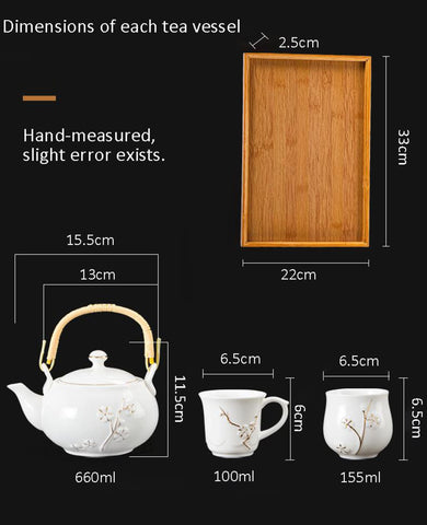 KEYDUACU gift-ready Japanese Tea Set featuring complete premium presentation