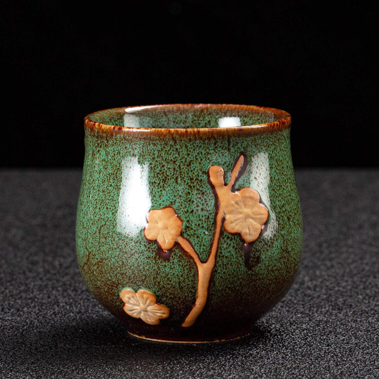 KEYDUACU plum blossom embossing adds luxury to the tea set