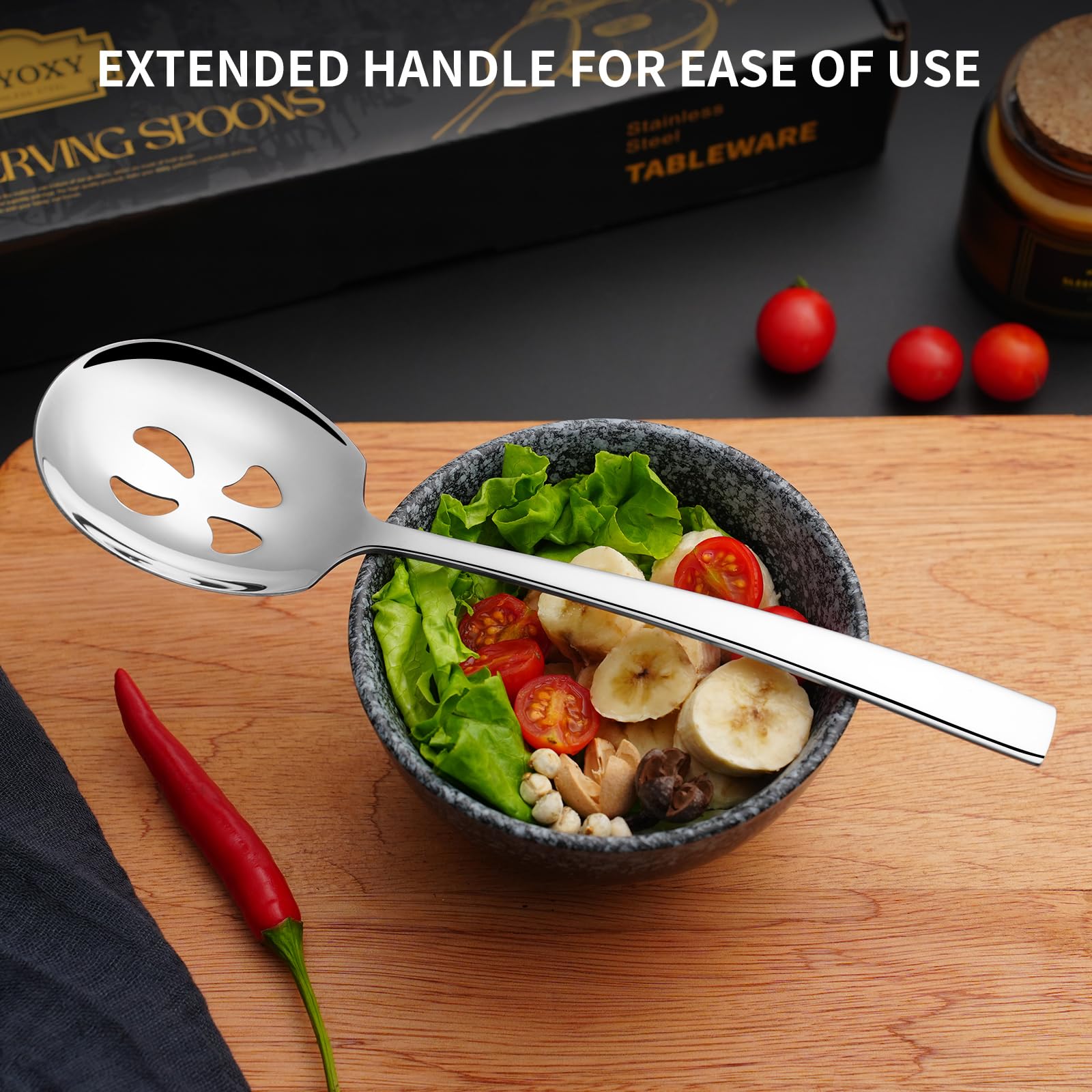 Keyoxy dishwasher-safe design makes cleanup quick after events.