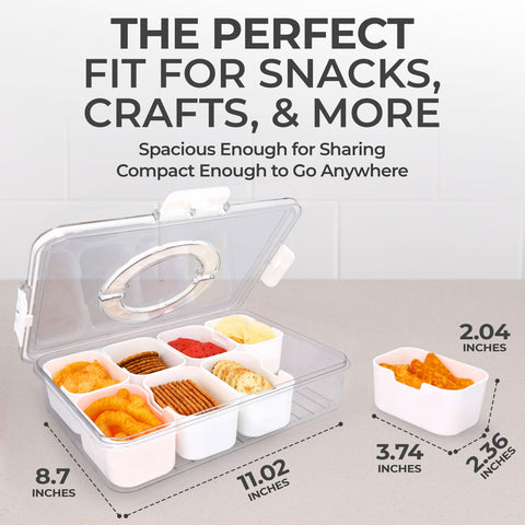 KEYVOZ Snackle Box travel-friendly design fits lunches and small trips.
