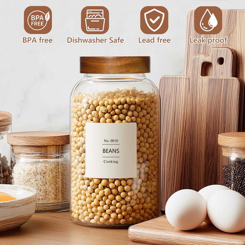 Thickened BPA-free glass resists daily kitchen use