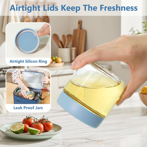 KeyWING wide-mouth 10oz jar for easy filling and cleaning.