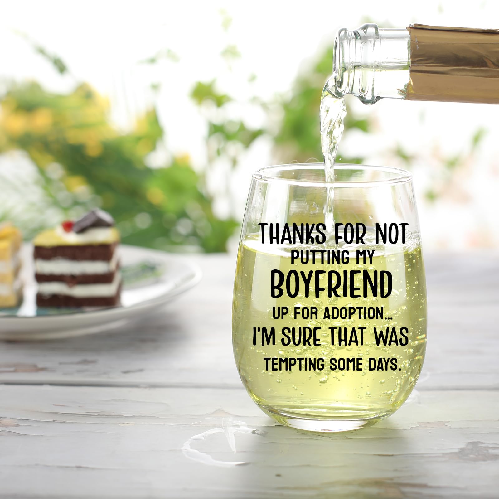 KFK stemless-wine-glass for Mother's Day gift—thoughtful and versatile.