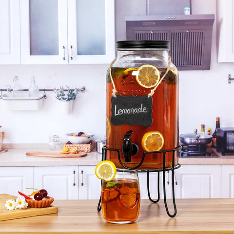 Khlotiko lemonade in dispenser ready for refreshing gatherings.