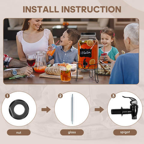 Khlotiko punch dispenser as a decorative party accent.