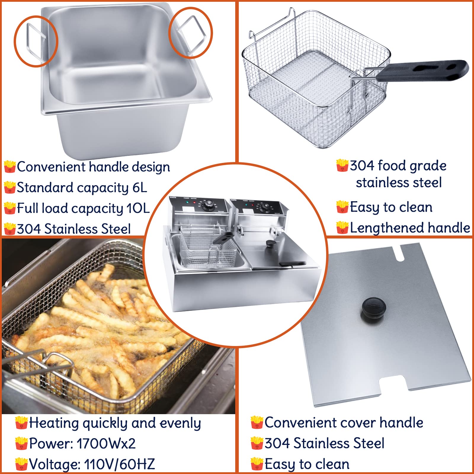 KHTD temperature control knob enables precise heat management
