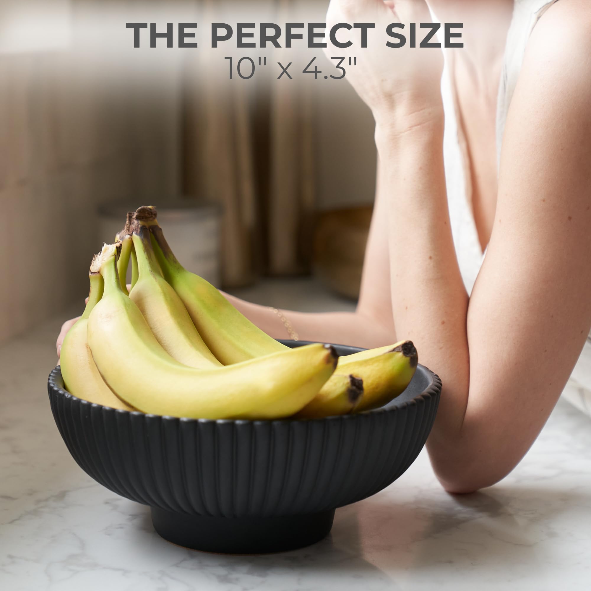 KIBAGA table centerpiece bowl; minimalist design accent