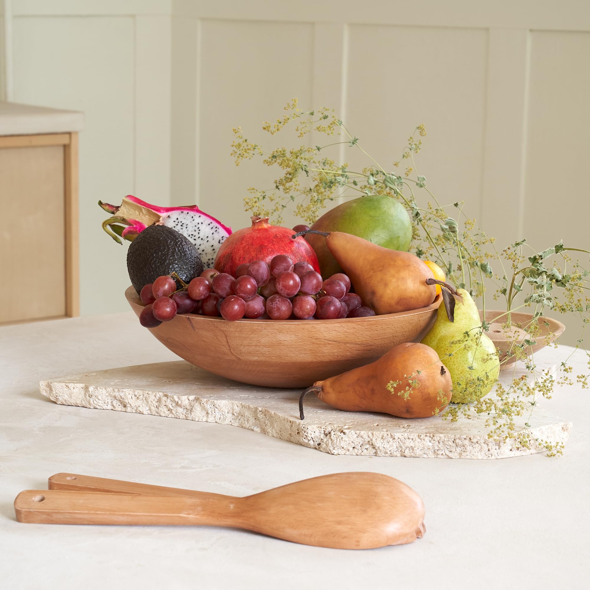KIBAGA brown finish option adds warm character to meals