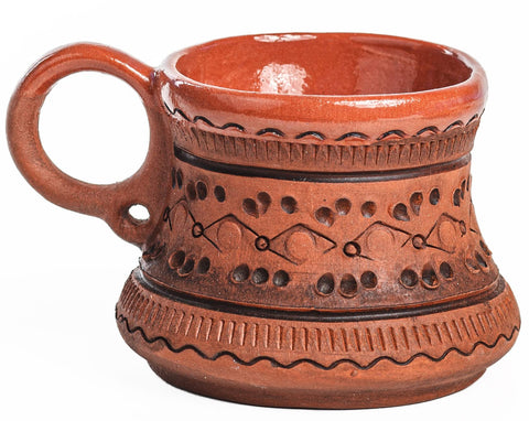 KIBS earthenware coffee mug 5oz, durable for daily use