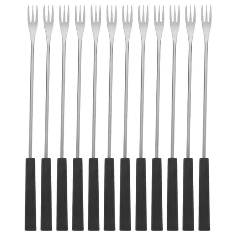 Kichvoe 12Pcs fondue forks with long handles for safe chocolate dipping