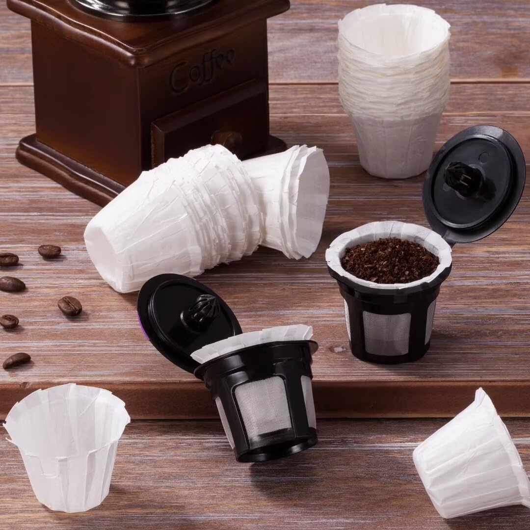 Biodegradable disposable filters for mess-free, eco-conscious brewing.