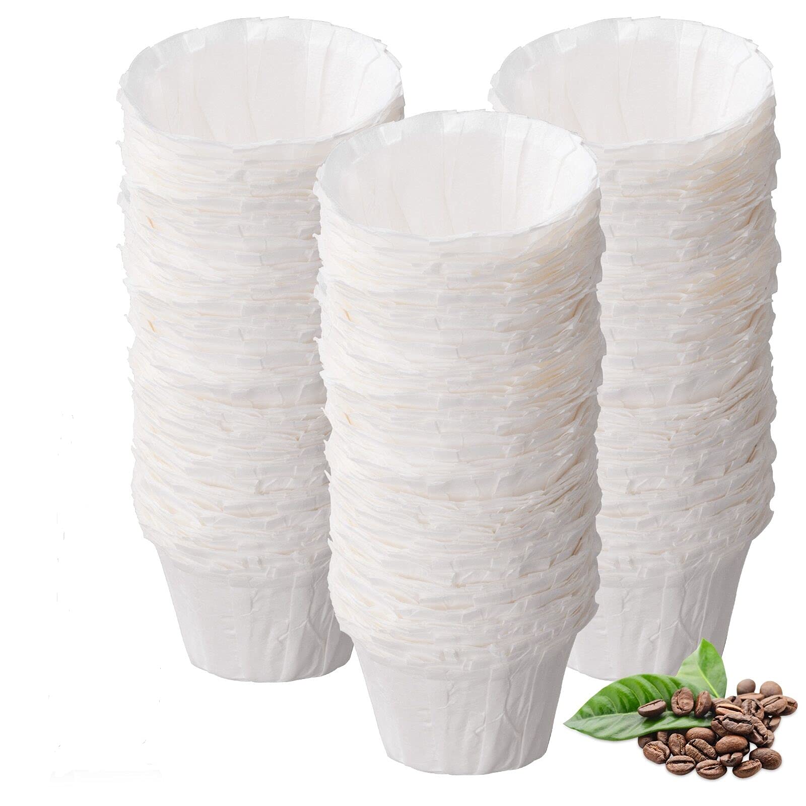 Kicovitifa disposable coffee filter pack for Keurig cups; reduces grounds for a smoother brew.
