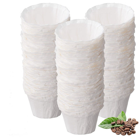 Kicovitifa disposable coffee filter pack for Keurig cups; reduces grounds for a smoother brew.