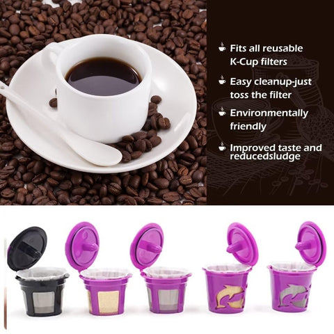 Kicovitifa coffee filter reduces oil for a smoother taste.