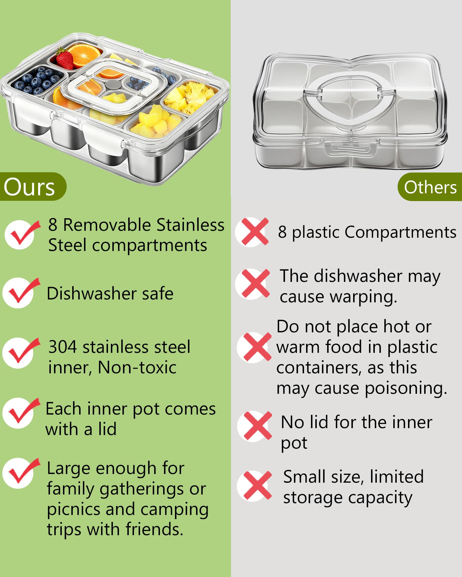 Kidinit Snackle Box dual seal demonstrates leak-proof design