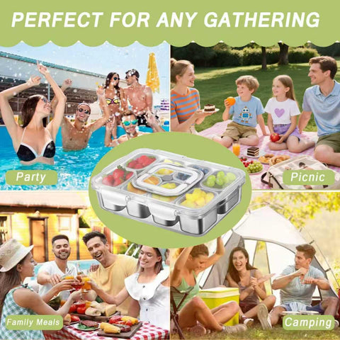 Kidinit Snackle Box portable solution for picnics and parties
