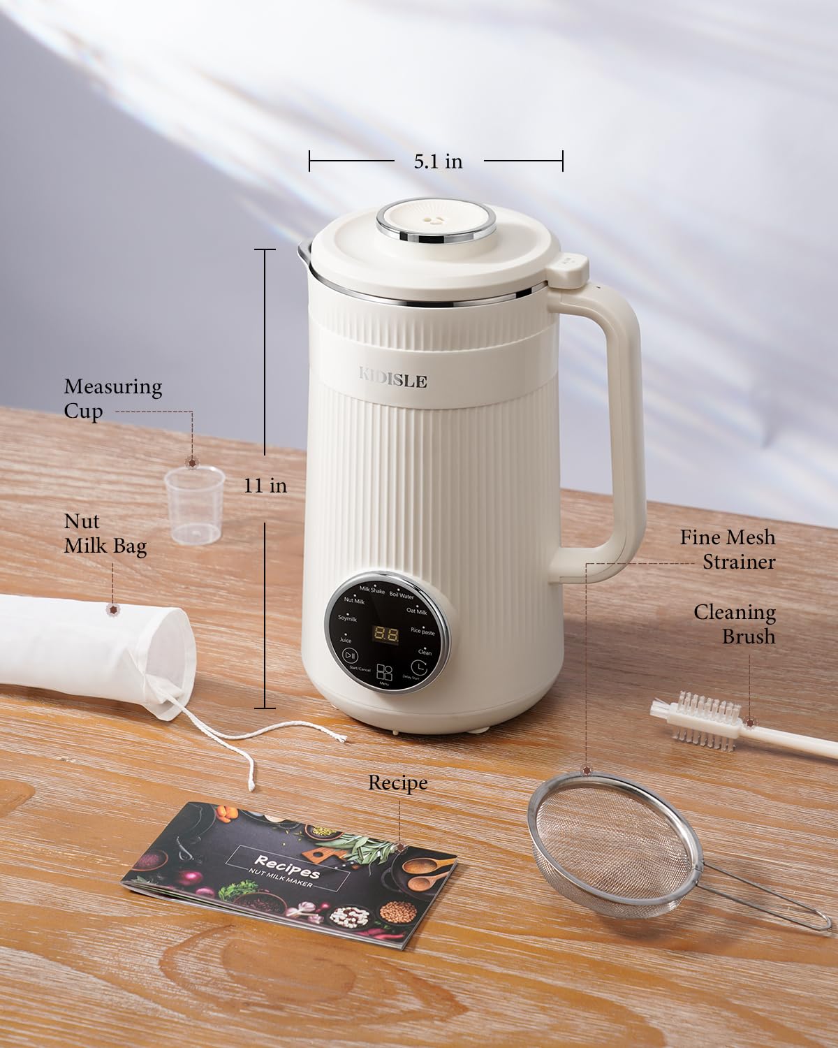 KIDISLE keep warm feature keeps beverages at a pleasant temperature