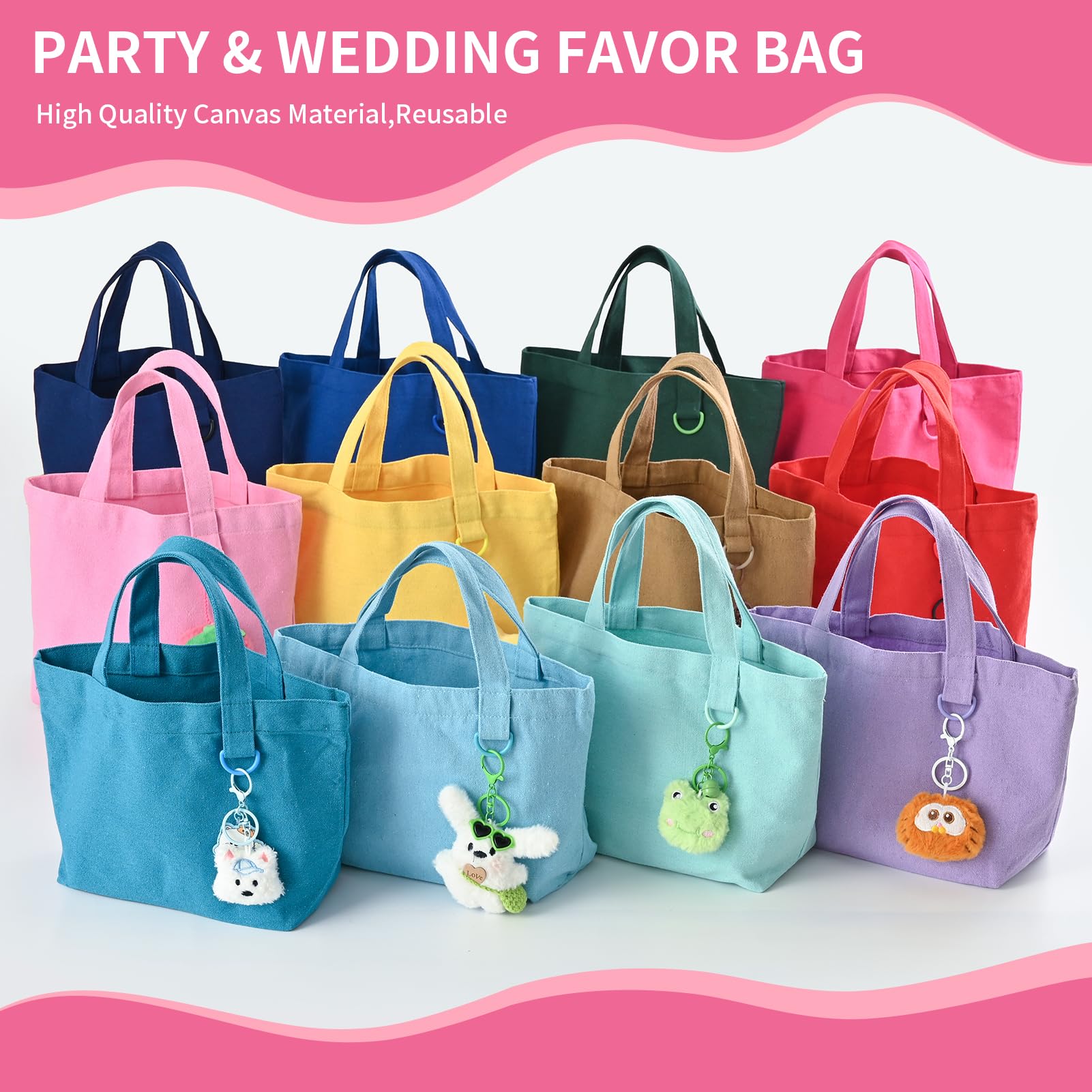 KIDJFGG 12-pack with D-ring handles enhances organization and accessory attachment.