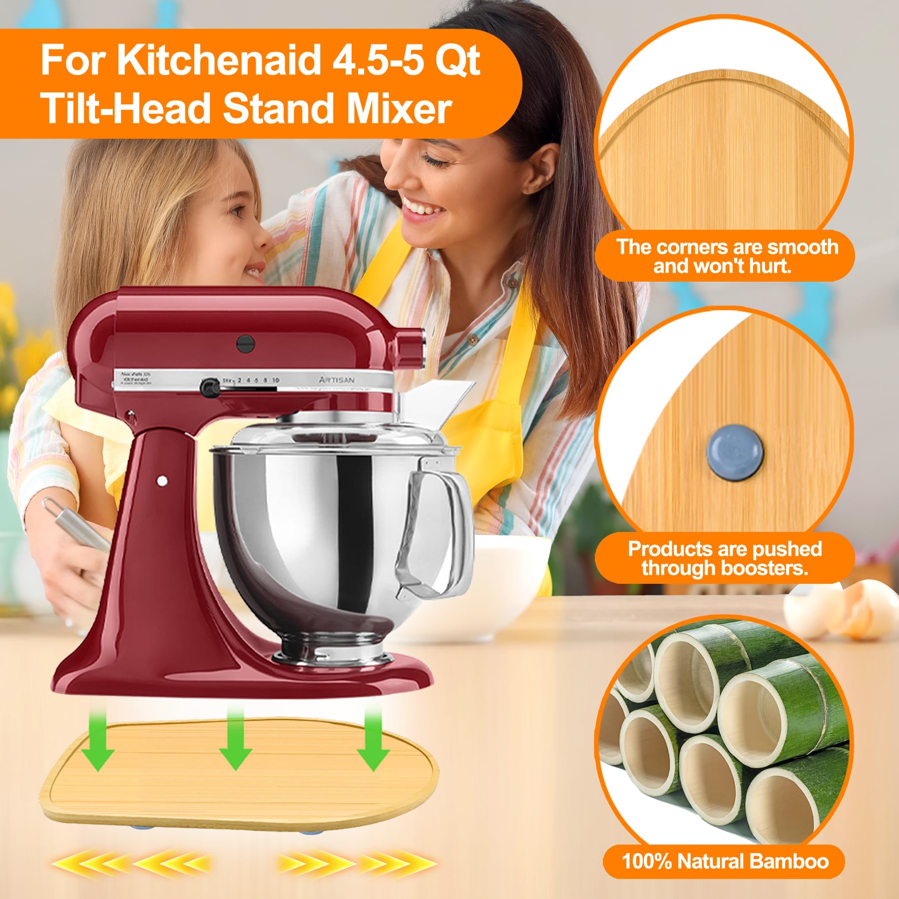 KIDOT bamboo material is durable with smooth finish for long-term use