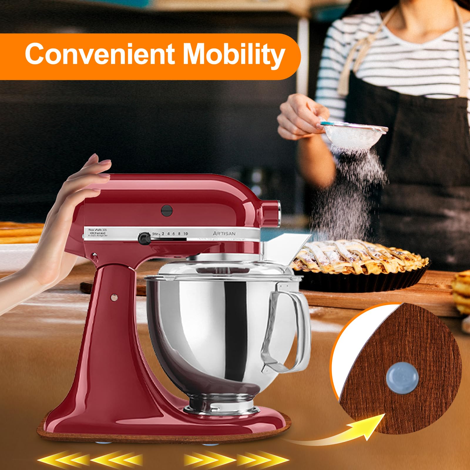 KIDOT easy-move design invites confidence during daily baking tasks.