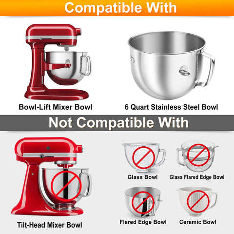 KIDOT design conceals attachments and keeps the bowl dust-free.