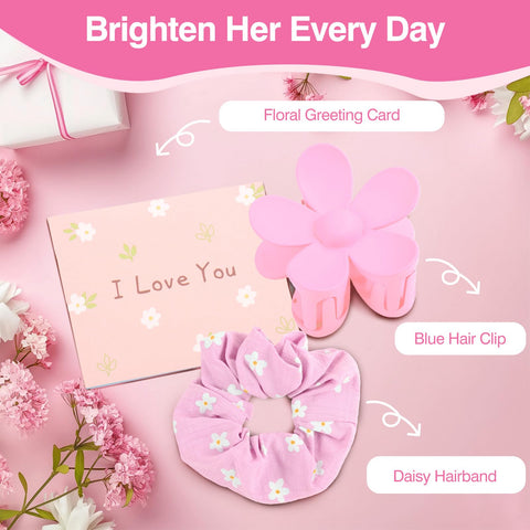 Kifredwo daisy hairband—keeps hair tidy with a cheerful look.