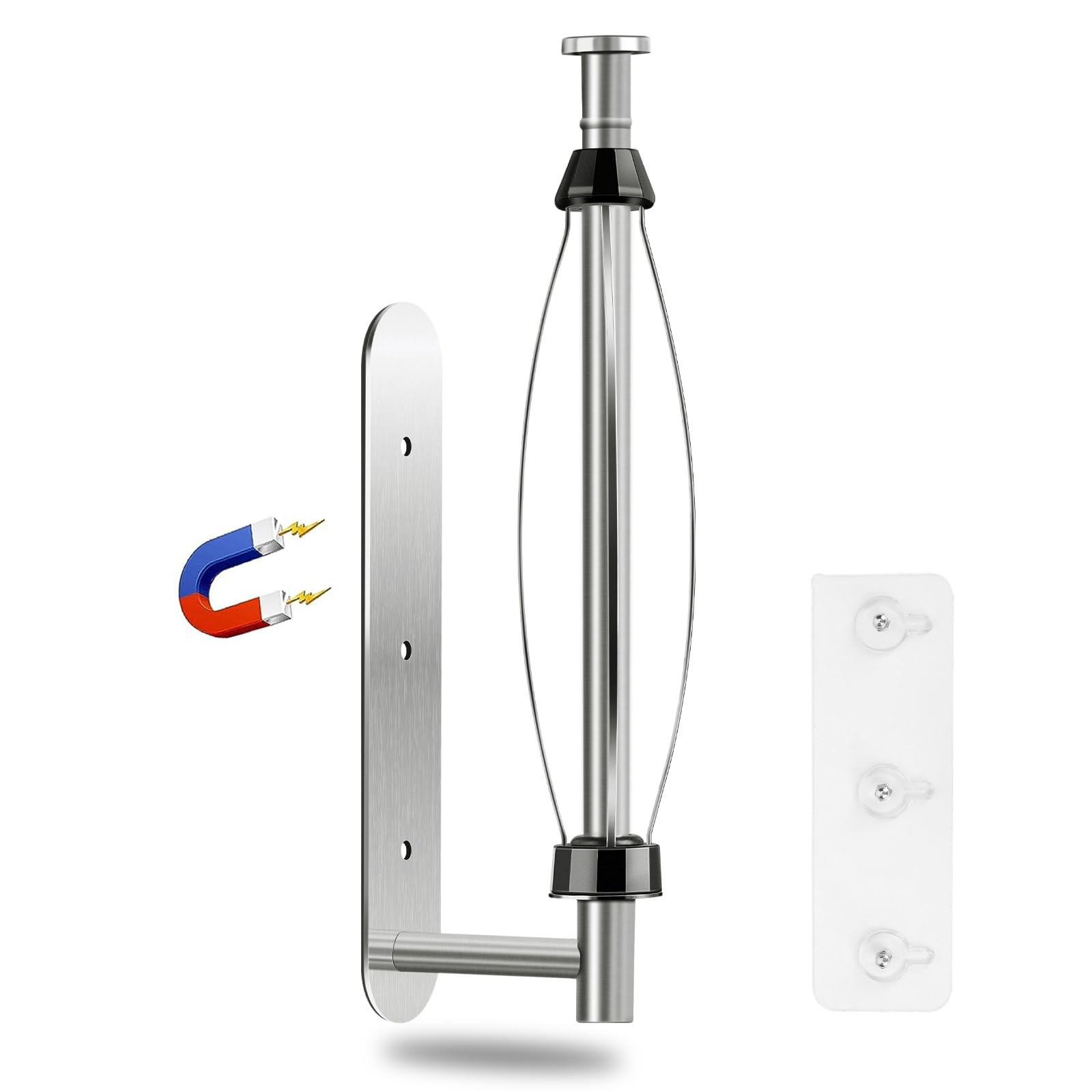 KIHOGEM magnetic paper towel holder wall mount with strong magnet base for quick access