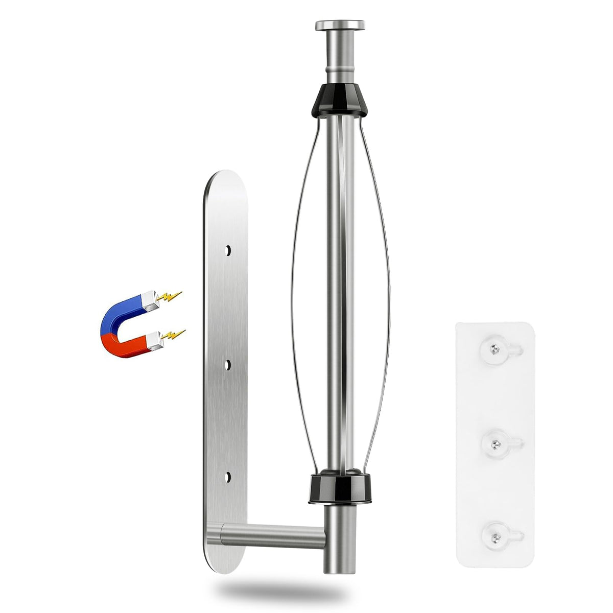 KIHOGEM magnetic paper towel holder wall mount with strong magnet base for quick access