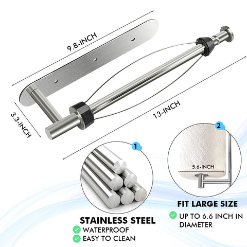 KIHOGEM self-adhesive installation for drill-free setup on fridge or cabinet