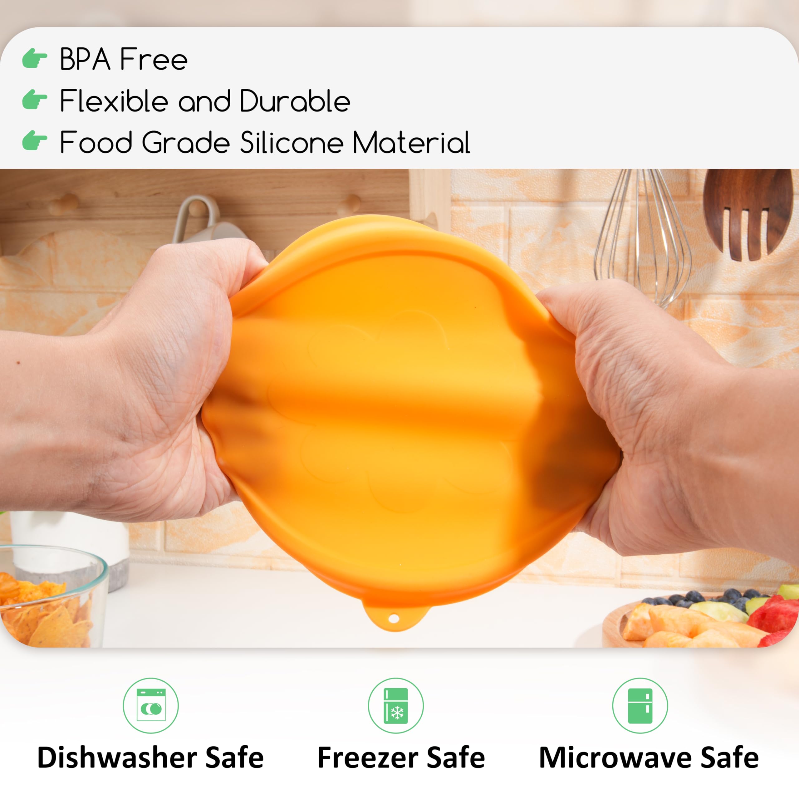 Kiicii silicone lid is dishwasher-safe for easy cleanup