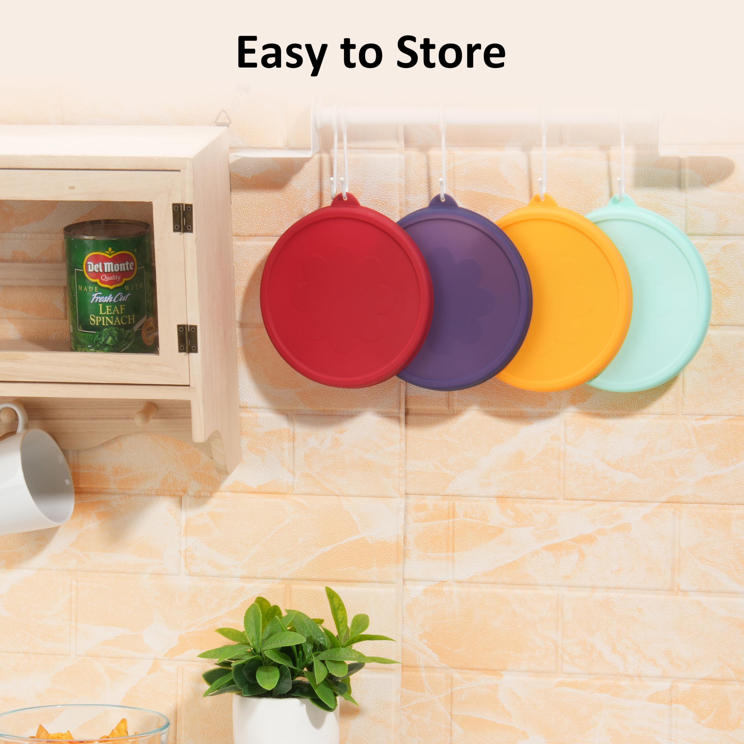 Kiicii lid with hanging hole saves cabinet space and dries quickly