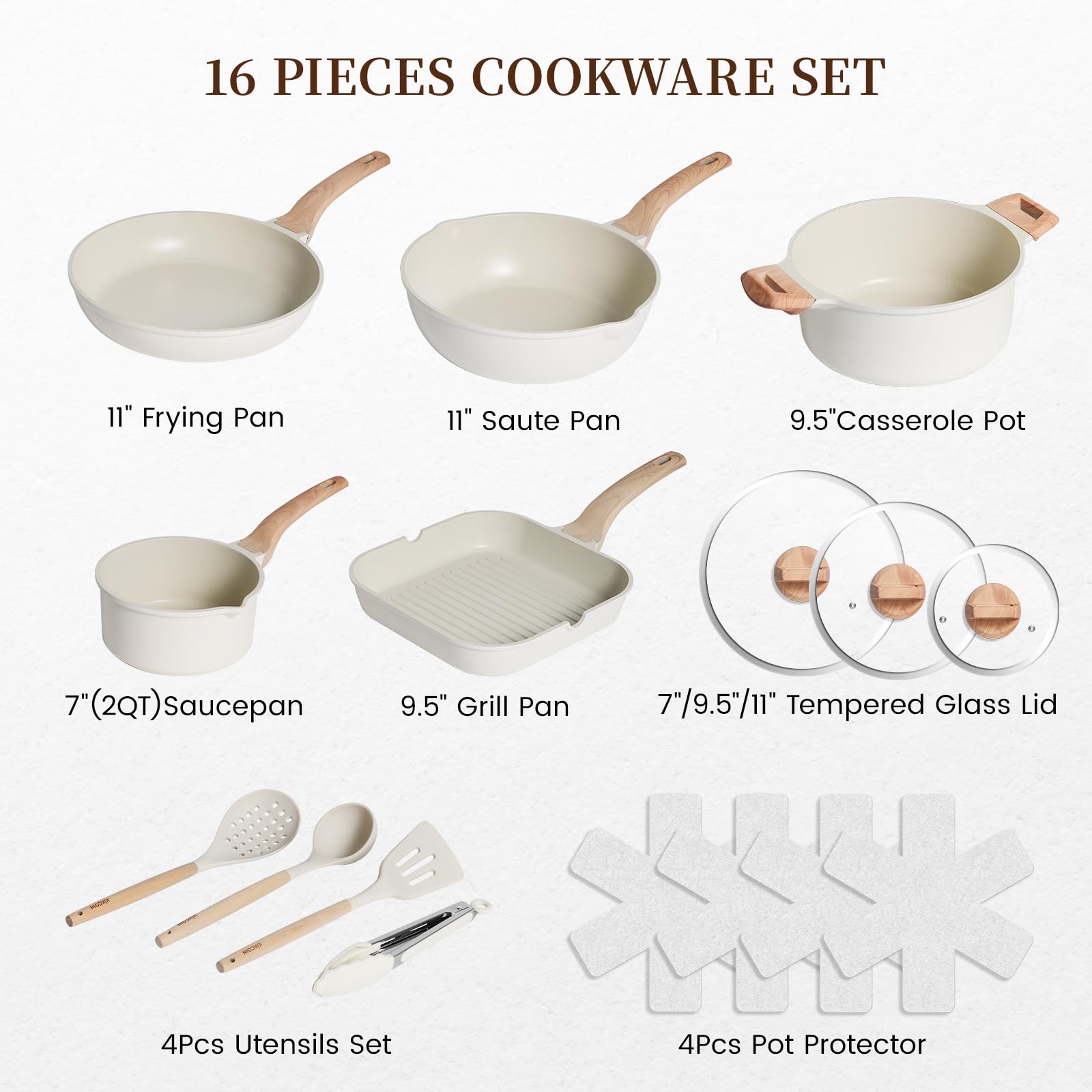 Kikcoin 11-inch frying pan delivers even searing
